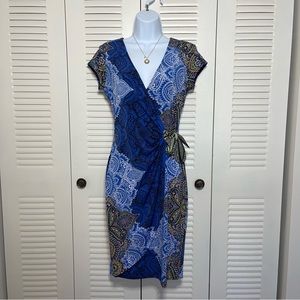 Cache Faux Wrap Dress